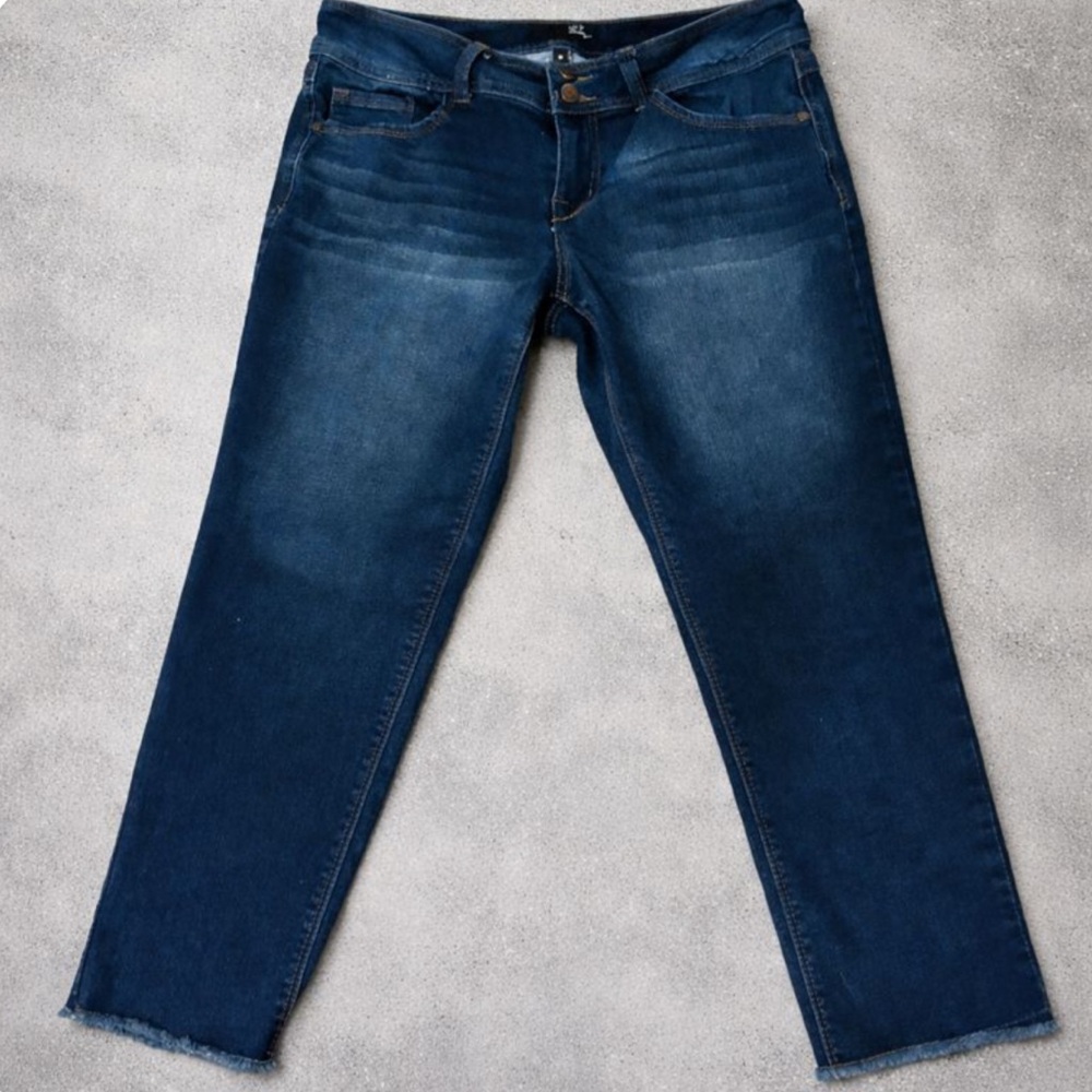 1822 Denim dark blue ankle jeans